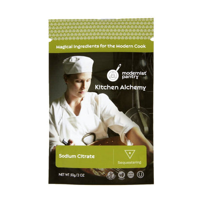 Reines Natriumcitrat ⊘ Non-GMO, glutenfrei, vegan, OU koscher zertifiziert (Molekularküche) - 50g/2oz