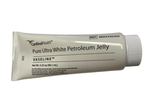 Vaseline Pure Ultra White Petroleum Jelly Ointment, Kendall, 2er-Pack, je 92 g (3,25 oz)