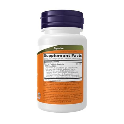 NOW Foods Klinisches GI-Probiotikum, 50+ Formel, Stammgeprüft, 60 Vegane Kapseln