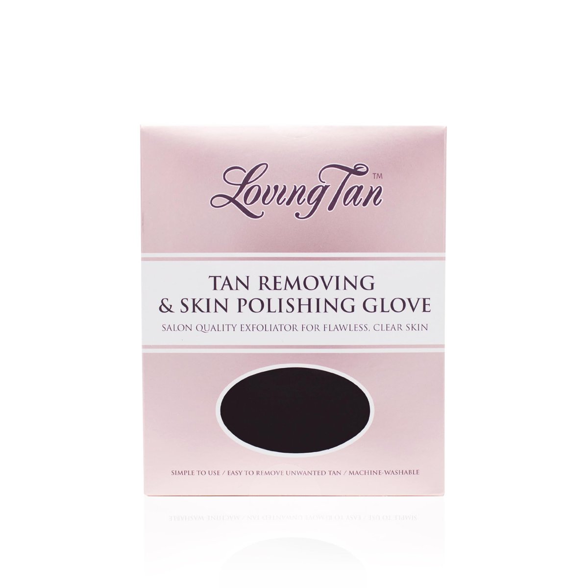 Loving Tan Wiederverwendbarer Selbstbräuner-Entfernungs- & Hautpflege-Handschuh, Peeling mit leichten & starken Optionen, waschbar & langlebig, geeignet für alle Hauttypen - 1 Stück