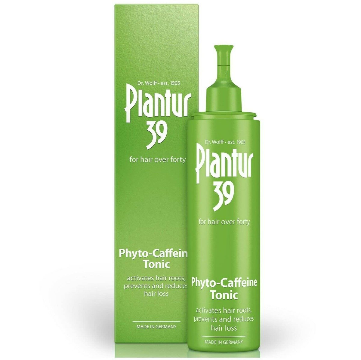 Plantur 39 Phyto Koffein-Tonikum Konzentrat – Topische Kopfhautlösung für dünner werdendes Haar bei Frauen – Fördert natürliches Haarwachstum (200 ml)