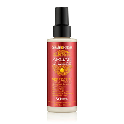 Creme of Nature Perfect 7™ Leave-In Treatment 7-in-1 Spray mit Arganöl, Frizz-Kontrolle, Hitzeschutz, entwirrt, 5,1 fl oz