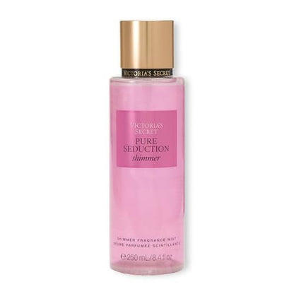 Victoria's Secret Pure Seduction Shimmer Körperspray für Frauen – Noten von Pflaumensaft und zerstoßener Freesie (250 ml)
