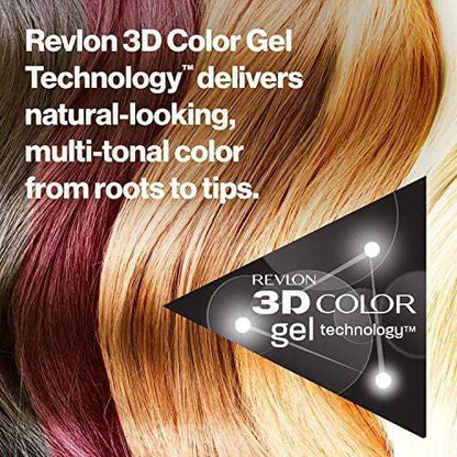 Revlon ColorSilk Haarfarbe 42 Mittelbraun mit Rotstich – 6er-Pack
