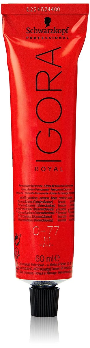 Schwarzkopf Professional IGORA ROYAL Farbcreme 0-77 1:1 – 60 ml