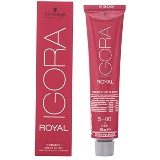 Schwarzkopf Professional Igora Royal 5-00 Hellbraun Natur Extra – 60 ml Permanente Haarfarbe