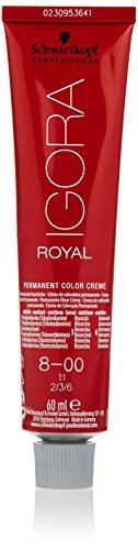 Schwarzkopf Professional Igora Royal 8-00 Hellblond Natur – 60 ml Haarfarbe