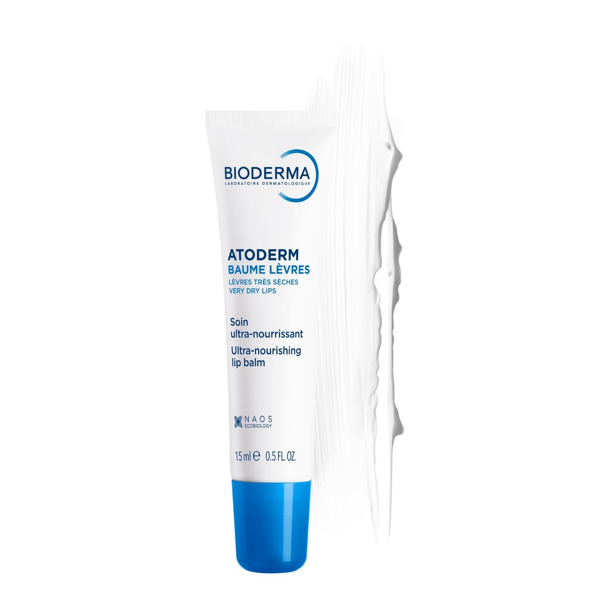 Bioderma Atoderm Lippenbalsam – Feuchtigkeitsspendender und pflegender Lippenbalsam für trockene, rissige Lippen