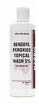 Harris Pharma 5% Benzoylperoxid Waschgel, 8 Unzen – Effektive Akne-Behandlung