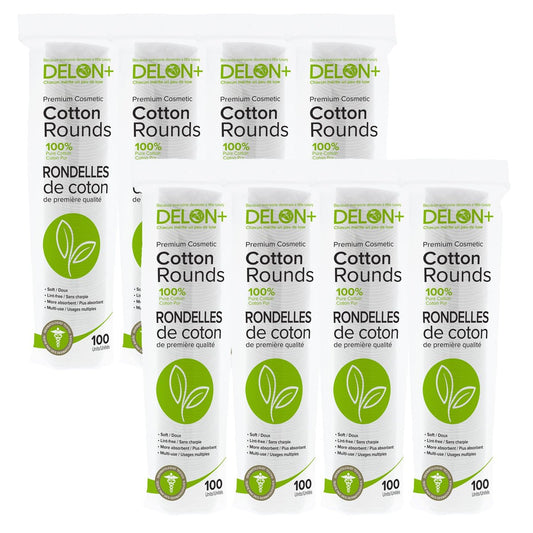 DELON Premium Kosmetik-Wattepads, 800 Stück