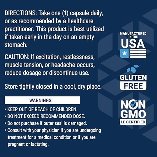 Life Extension DMAE Bitartrat – Unterstützt die Neurotransmitter-Produktion, 6-Monats-Vorrat, glutenfrei, nicht-GVO, vegetarisch, 200 Kapseln