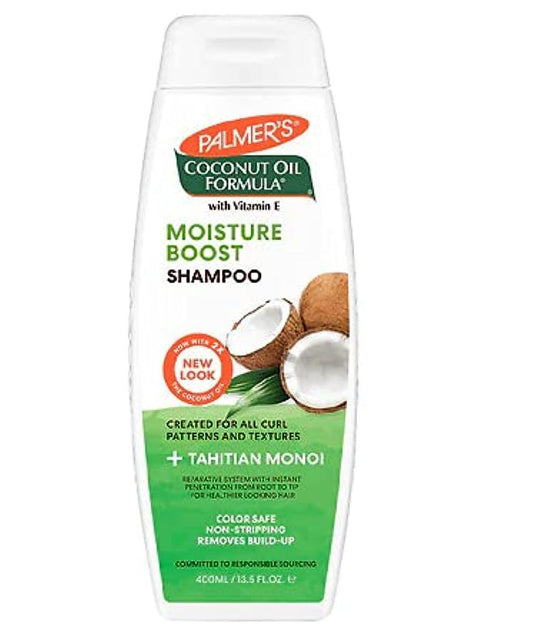 Palmer's Coconut Oil Formula Conditioningshampoo 13,5 oz (4er-Pack) – Feuchtigkeitsspendendes Shampoo für trockenes Haar