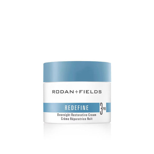 RODAN + FIELDS Redefine Overnight Restorative Cream | Schritt 3 PM | Anti-Aging Nachtcreme gegen tiefe Falten & Fältchen | Strafft & festigt die Haut | Glykolsäure & Bakuchiol