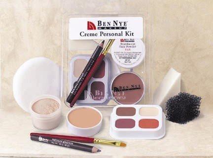 Ben Nye Theater-Creme Personal Kit – Oliv (Hell-Mittel) 8-teiliges Set