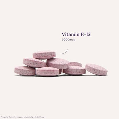 Natrol Vitamin B12 5.000 mcg – Schnell lösliche Tabletten für Nervensystem & Energie, 100 Tabletten