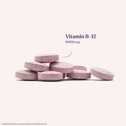 Natrol Vitamin B12 5.000 mcg – Schnell lösliche Tabletten für Nervensystem & Energie, 100 Tabletten