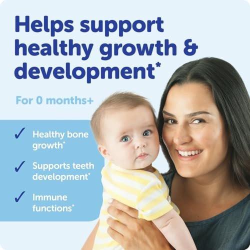 Ddrops Baby 400 IE Vitamin D Tropfen – 60 Tropfen (1,7 ml) für gesunde Knochen und Immunsystem