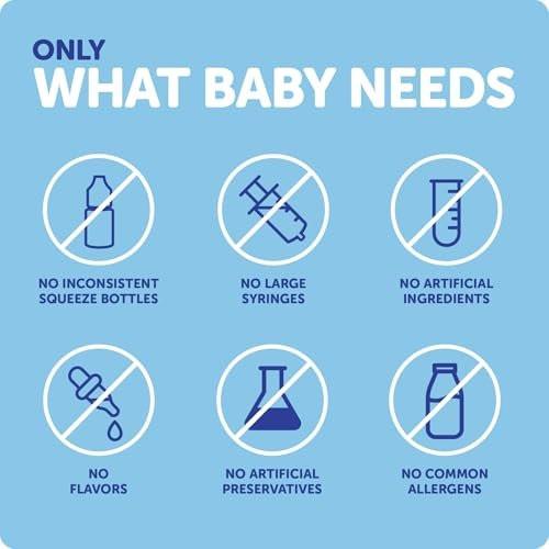 Ddrops Baby 400 IE Vitamin D Tropfen – 60 Tropfen (1,7 ml) für gesunde Knochen und Immunsystem
