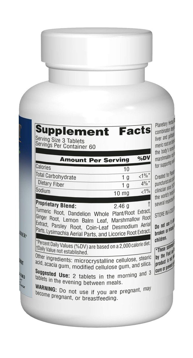 Planetary Herbals Stone Free 820 mg – Kräuterunterstützung für Nieren und Gallenblase, 180 Tabletten