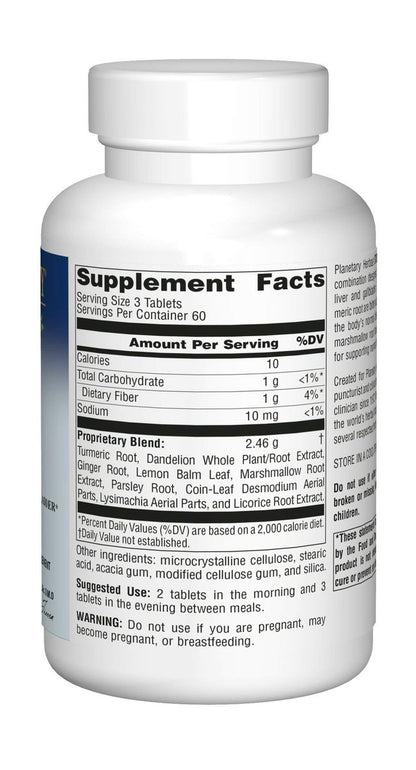 Planetary Herbals Stone Free 820 mg – Kräuterunterstützung für Nieren und Gallenblase, 180 Tabletten