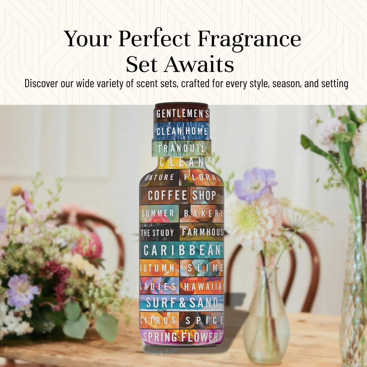 P&J Trading Duftöl Blumen-Set | Veilchen, Jasmin, Rose, Flieder, Freesie und Gardenie Duftöle für Kerzenherstellung, Seifenherstellung, Diffuseröle