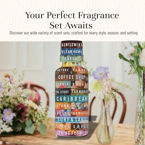 P&J Trading Duftöl Blumen-Set | Veilchen, Jasmin, Rose, Flieder, Freesie und Gardenie Duftöle für Kerzenherstellung, Seifenherstellung, Diffuseröle