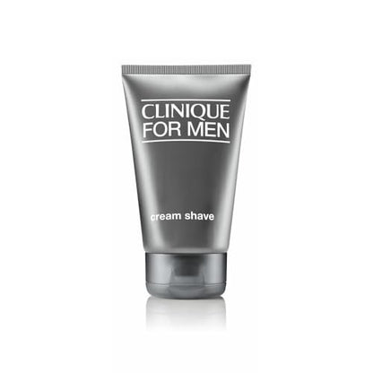 Clinique For Men Cream Shave Rasiercreme | Reichhaltige Formel für trockene Haut | Feuchtigkeitsspendend | Erweicht den Bart + Beruhigt, 125 ml