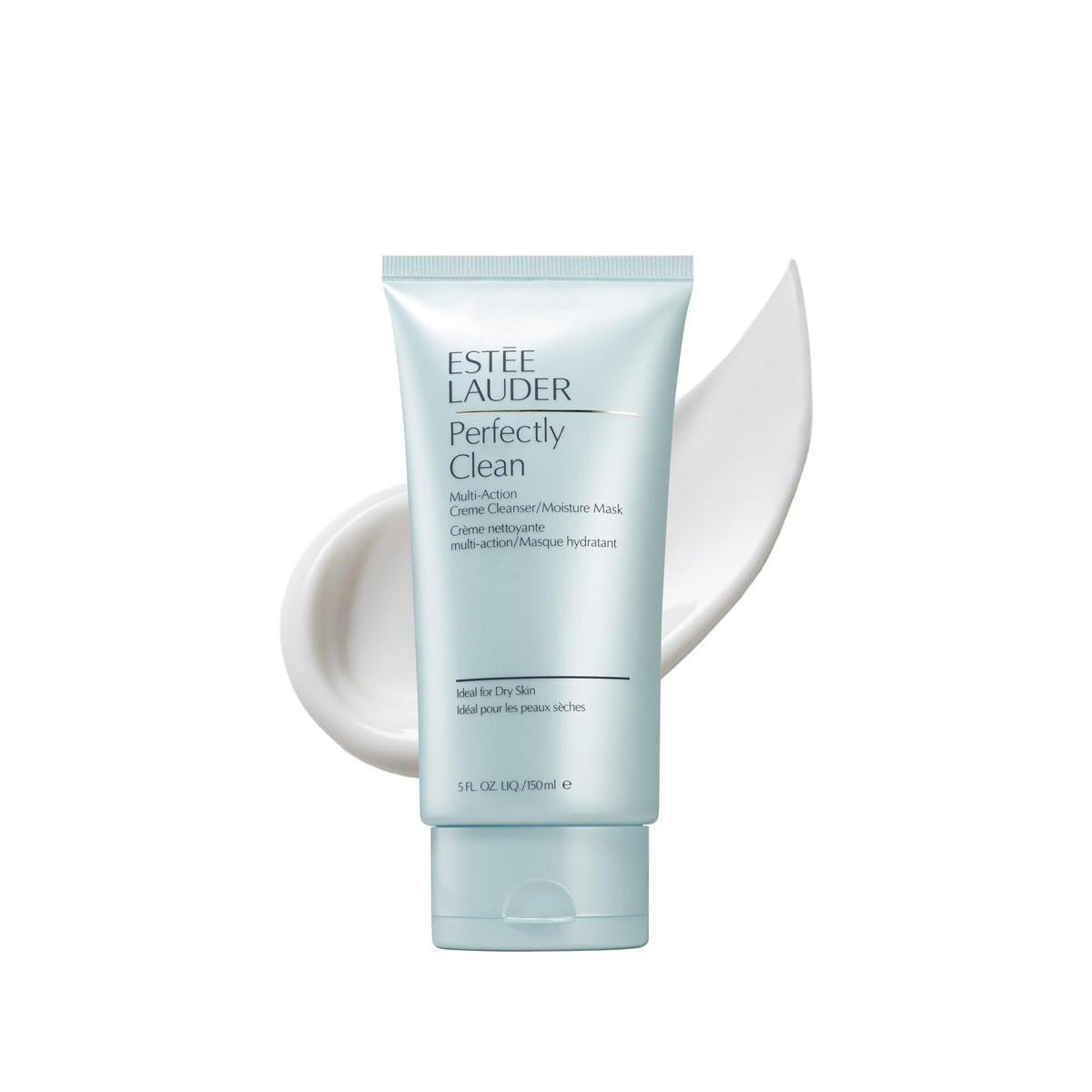 Estée Lauder Perfectly Clean Multi-Action Reinigungscreme & Feuchtigkeitsmaske für trockene Haut, 150 ml