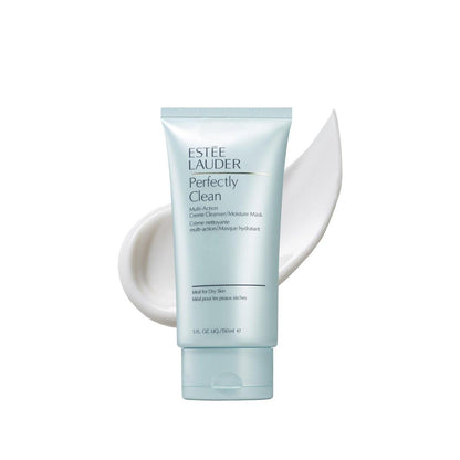 Estée Lauder Perfectly Clean Multi-Action Reinigungscreme & Feuchtigkeitsmaske für trockene Haut, 150 ml