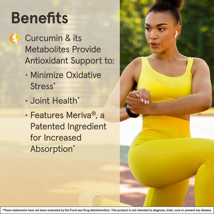 Jarrow Formulas Curcumin Phytosome 500 mg – 60 vegane Kapseln – mit Meriva – Antioxidans & Gelenkunterstützung