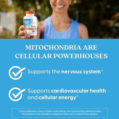 Doctor's Best PQQ mit BioPQQ – 20 mg – 30 vegane Kapseln – Unterstützung für Gehirn und Mitochondrien – glutenfrei