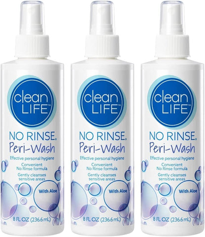 No-Rinse Peri-Wash, 240 ml – Sanfte, schützende Intimreinigung ohne Ausspülen (3er-Pack)