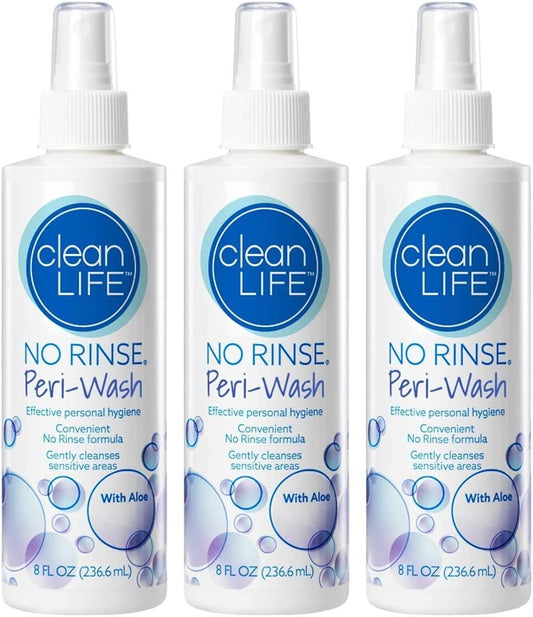 No-Rinse Peri-Wash, 240 ml – Sanfte, schützende Intimreinigung ohne Ausspülen (3er-Pack)