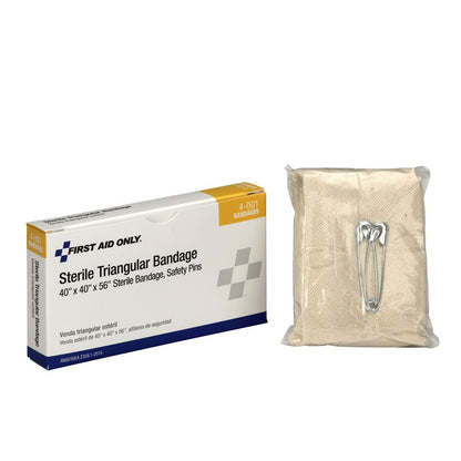 Erste Hilfe Only 4-001 Großer Steriler Dreieckstuch, 40 x 56 Zoll, 1 Stück pro Box