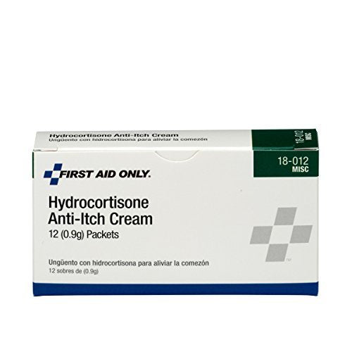 Pac-Kit Hydrocortison-Creme Einzelpackungen, 12 Stück – Linderung bei Juckreiz und Hautreizungen