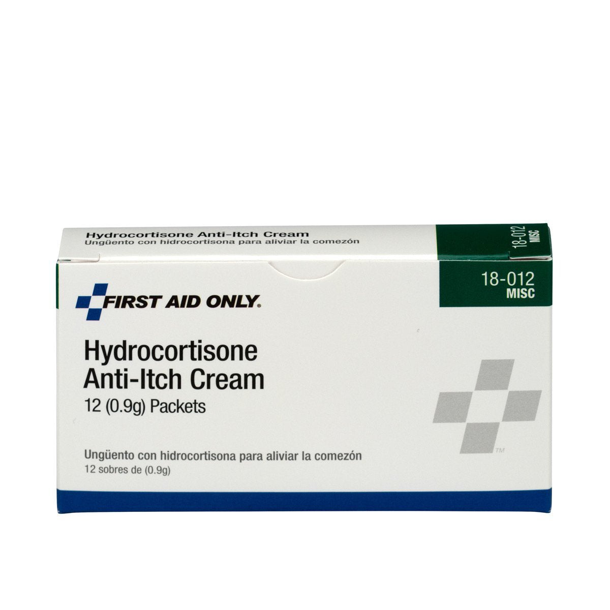Pac-Kit Hydrocortison-Creme Einzelpackungen, 12 Stück – Linderung bei Juckreiz und Hautreizungen