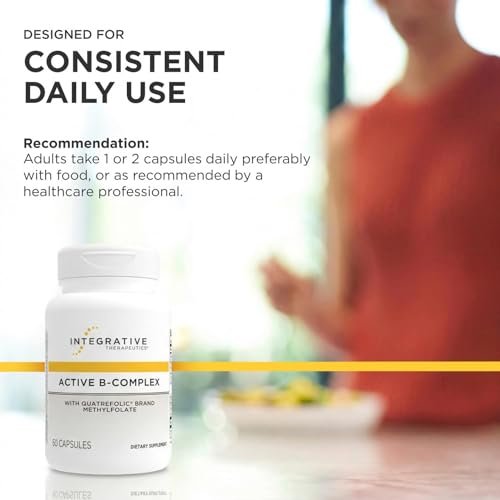 Integrative Therapeutics Active B-Complex – Zelluläre Energie & Herzgesundheit mit B2, B6 & B12 – Unterstützt Nerven- & Immunsystem – 60 Kapseln (30 Portionen)