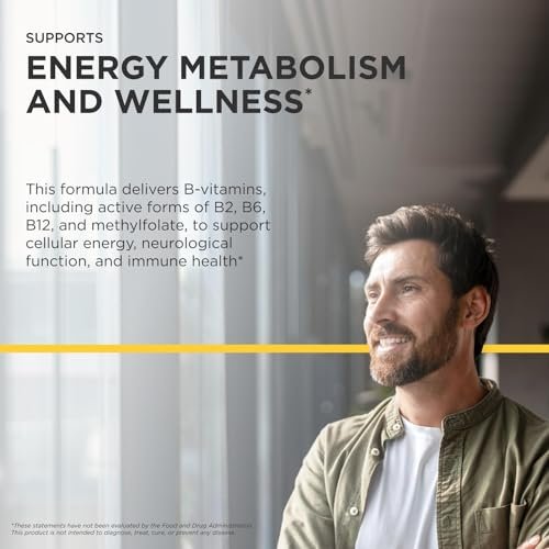 Integrative Therapeutics Active B-Complex – Zelluläre Energie & Herzgesundheit mit B2, B6 & B12 – Unterstützt Nerven- & Immunsystem – 60 Kapseln (30 Portionen)