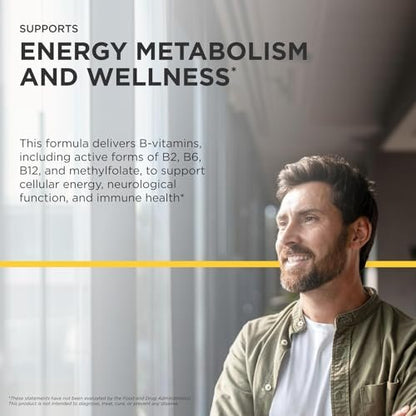 Integrative Therapeutics Active B-Complex – Zelluläre Energie & Herzgesundheit mit B2, B6 & B12 – Unterstützt Nerven- & Immunsystem – 60 Kapseln (30 Portionen)