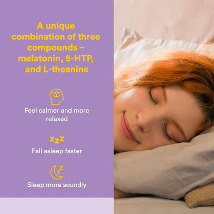 Stress-Relax Tranquil Sleep von Natural Factors – Schlafhilfe mit Suntheanin L-Theanin, 5-HTP, Melatonin, 45 Softgels