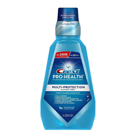 Crest Pro-Health Multi-Protection Mundspülung Erfrischender Minzgeschmack, 1 Liter