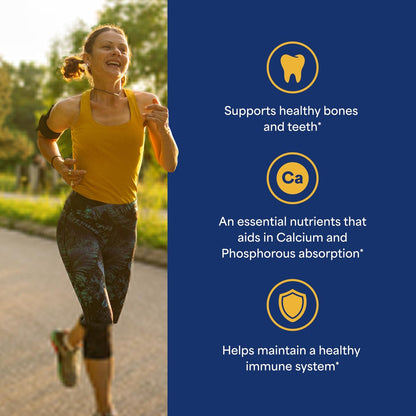 Puritan's Pride Premium Sunvite™ Mega-Potency Vitamin D3 5.000 IE – Nahrungsergänzungsmittel für gesunde Knochen, Zähne und Immunsystem – 200 Weichkapseln (schnell freisetzend)