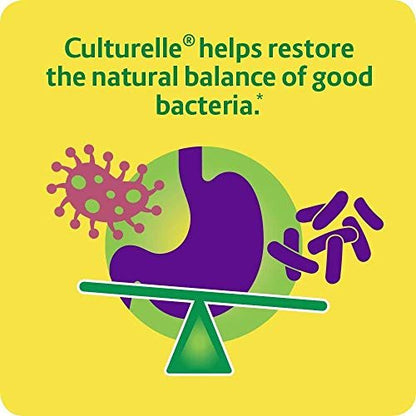 Culturelle Digestive Health Daily Probiotic Chewables – Tägliches Probiotikum für Männer und Frauen, am meisten klinisch untersuchter probiotischer Stamm, 10 Milliarden KBE, unterstützt gelegentlichen Durchfall, Blähungen & Völlegefühl, 24 Stück