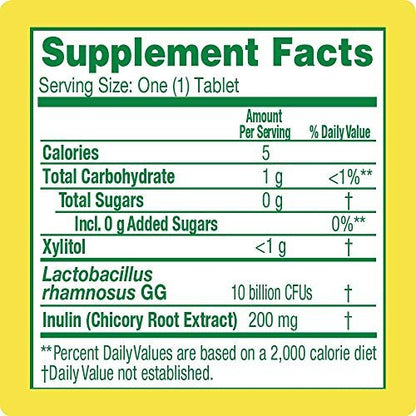 Culturelle Digestive Health Daily Probiotic Chewables – Tägliches Probiotikum für Männer und Frauen, am meisten klinisch untersuchter probiotischer Stamm, 10 Milliarden KBE, unterstützt gelegentlichen Durchfall, Blähungen & Völlegefühl, 24 Stück