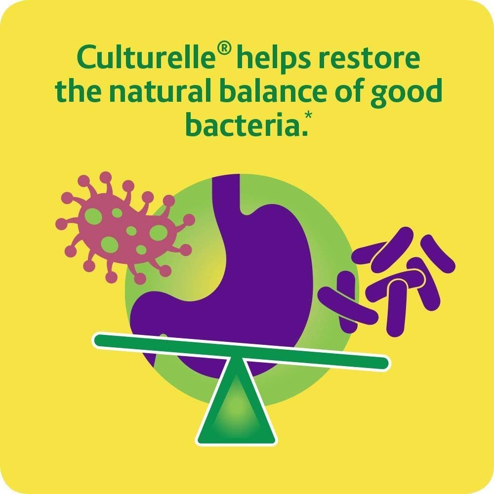Culturelle Digestive Health Daily Probiotic Chewables – Tägliches Probiotikum für Männer und Frauen, am meisten klinisch untersuchter probiotischer Stamm, 10 Milliarden KBE, unterstützt gelegentlichen Durchfall, Blähungen & Völlegefühl, 24 Stück