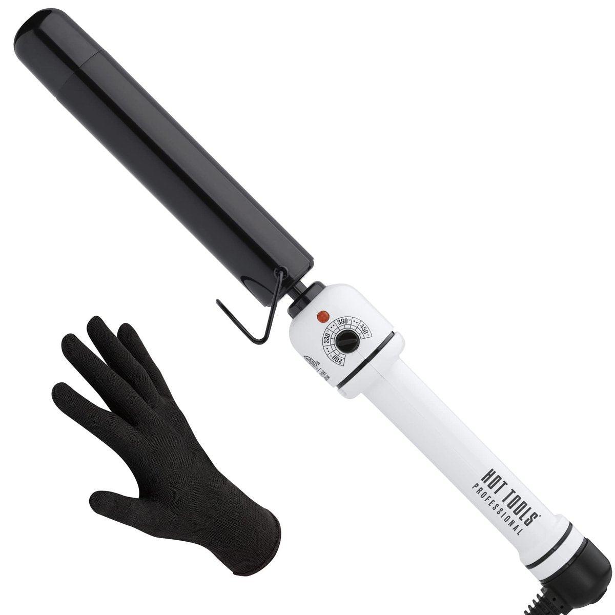 HOT TOOLS Pro Artist Nano Keramik Lockenstab | Für glattes, glänzendes Haar (3,2 cm)
