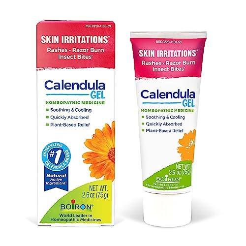 Boiron Calendula Gel – Linderung bei Hautausschlägen, Rasurbrand, Insektenstichen & Hautreizungen – Nicht fettend & parfümfrei – 2,6 Unzen