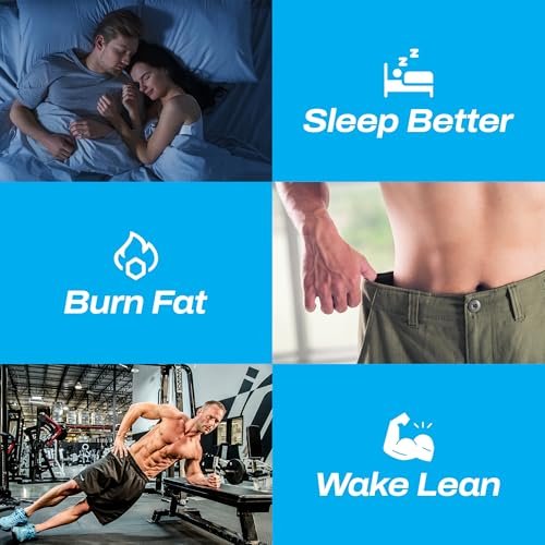BPI Sports Nite Burn – Nächtlicher Fettverbrenner & Schlafunterstützung – Keto-freundlich – Gewichtsverlust, Fettverbrennung, Entspannung, Stoffwechsel-Boost – 30 Portionen – 640 mg
