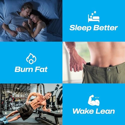 BPI Sports Nite Burn – Nächtlicher Fettverbrenner & Schlafunterstützung – Keto-freundlich – Gewichtsverlust, Fettverbrennung, Entspannung, Stoffwechsel-Boost – 30 Portionen – 640 mg