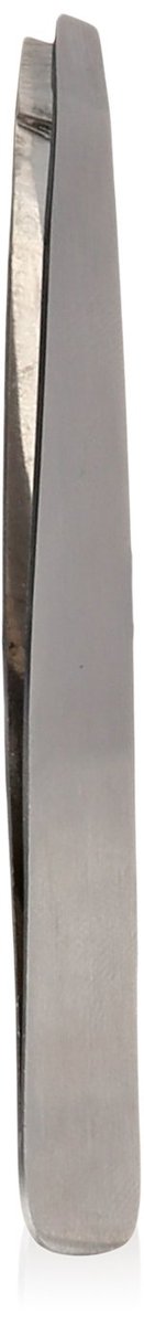 Mehaz Professionelle Schräge Pinzette MS350 – Edelstahl, Präzisionsspitze für Augenbrauenformung und Haarentfernung, 3,8 Zoll